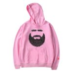 Jason Kelce Beard Pink Hoodie