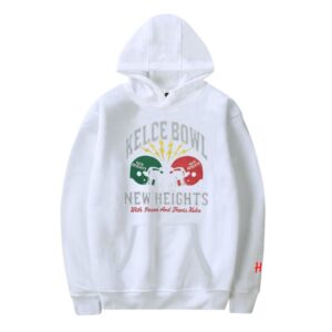 New Heights Kelce Bowl White Hoodie