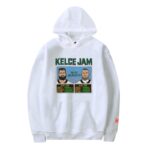 Kelce Jam Jason And Travis White Hoodie