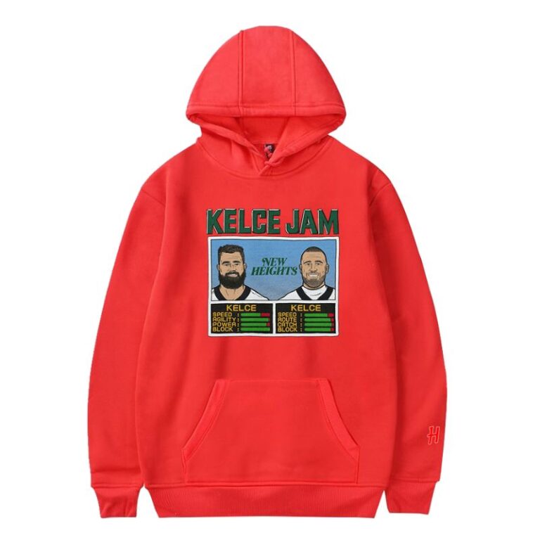 Kelce Jam Jason And Travis Red Hoodie