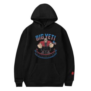 Big Yeti For President Black Hoodie